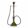 COCOYAYA King Series Brando Hookah - Bronze Stem / Green Line Base - Image 1