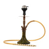 JOE Hookah with Bag (Fighter Series) - Sky Blue Base / Golden Stem - Image 4