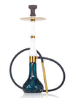 COCOYAYA Ghazi Hookah - Golden Stem / Blue Base - Image 4