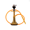 Dark Knight Slash Hookah with Bag - Gold Stem / Gold Base - Image 2