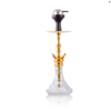 COCOYAYA Simba Hookah - Transparent Base/Golden Stem - Image 3
