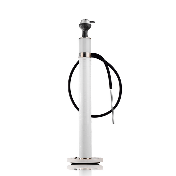 LED Tower Hookah - White