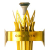 COCOYAYA Gemini Hookah - Golden - Image 4
