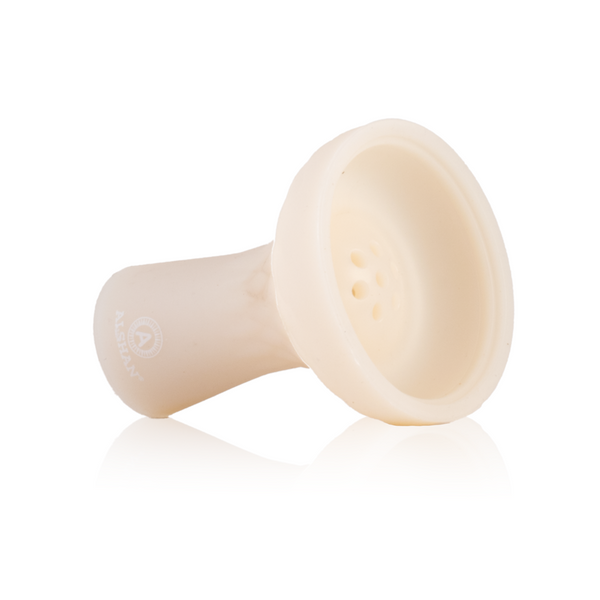 Unbreakable Radium Silicone Chillum for Hookah - White