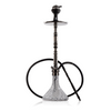 Sultan Orchan Hookah with 2 Bags - Gun Metal / Transparent Base - Image 4