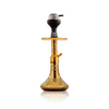 Dark Knight Slash Hookah with Bag - Gold Stem / Gold Base - Image 3