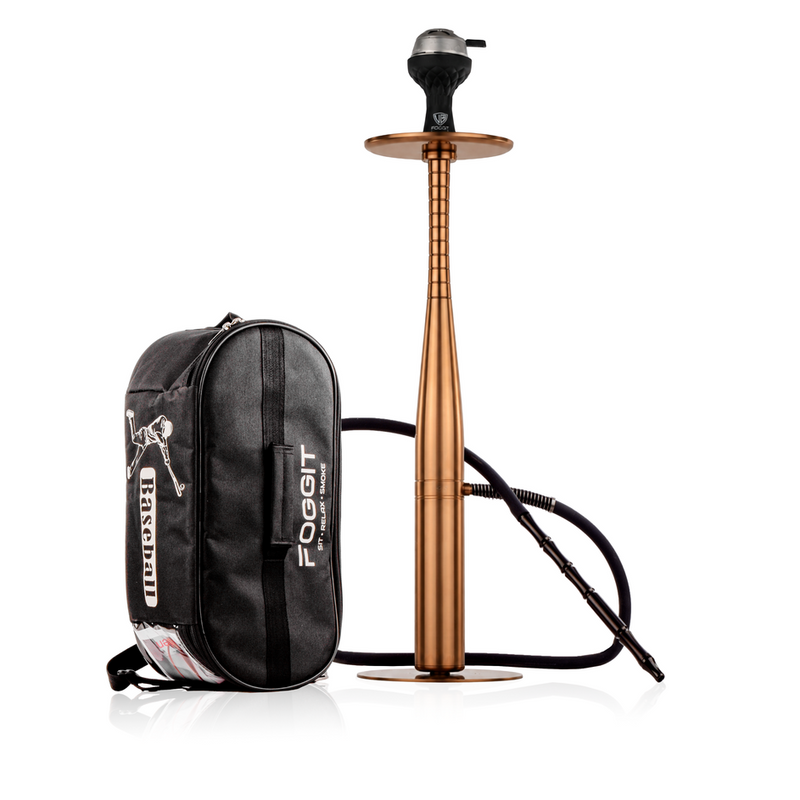 VG Baseball Hookah with Bag - Bronze