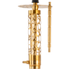 COCOYAYA Almavi Hookah (Ferro Series) - Gold Stem / Dark Green Base - Image 3