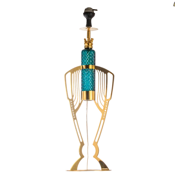 COCOYAYA World Cup Hookah - Gold / Green Base