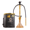 COCOYAYA King Series Brando Hookah - Gold Stem / Amber Base with bag - Image 1