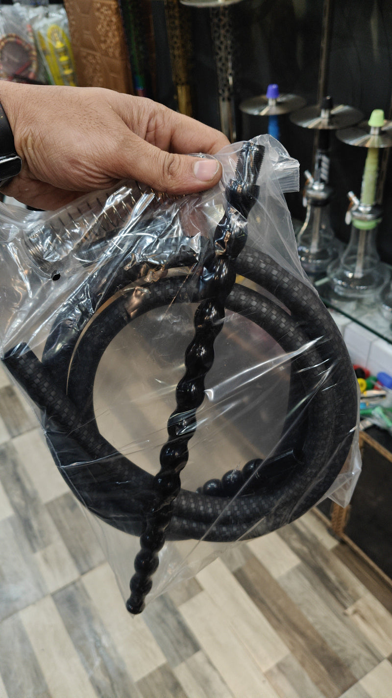 Long Metal Grip Handle Hookah Pipe