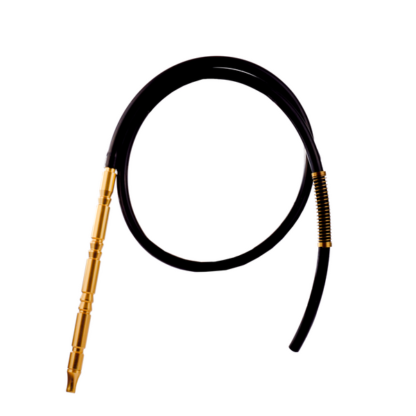 VG Big Handle Silicone Pipe - Gold Handle / Black Pipe