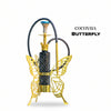 COCOYAYA Butterfly Hookah - Golden / Black Bottle - Image 1