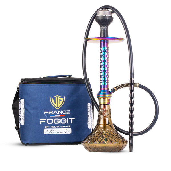 Alexander Hookah with Bag/ Rainbow Stem