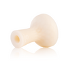 Unbreakable Radium Silicone Chillum for Hookah - White - Image 3