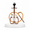 VG France Spider Hookah with Bag (LED & Remote) – Gold Stem / White Base - Image 1